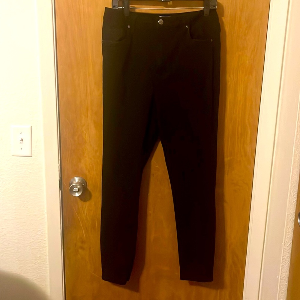 Black denim jeans